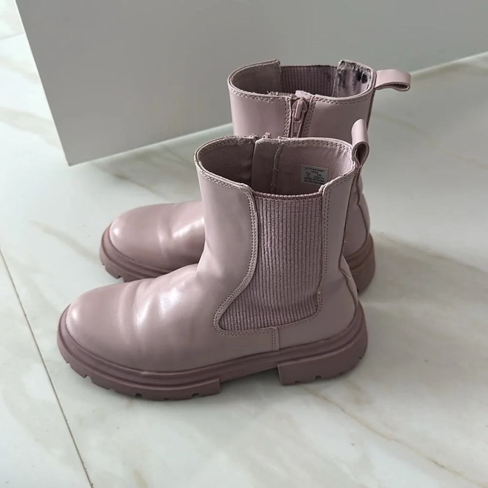 Zara girls combat boots
